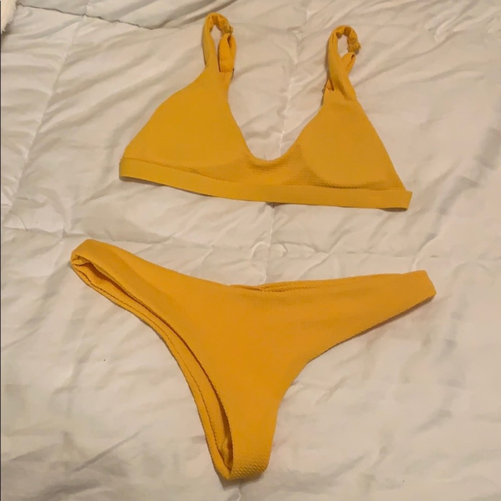Yellow bikini set